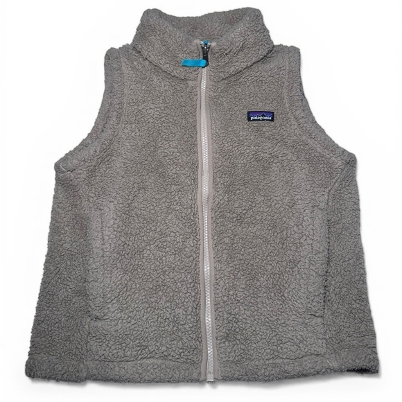 Patagonia Other - Girls Patagonia Fleece Tan Vest Size M 10
